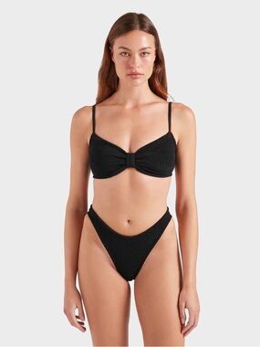 NWT Hunza G Alicia Bikini in Black